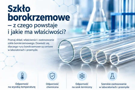 Z czego wykonuje się szkło borokrzemowe i skąd wynikają jego właściwości?