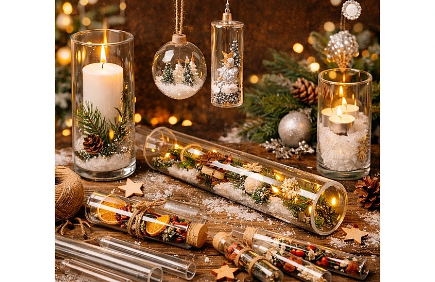 Tuby borokrzemowe w rzemiośle świątecznym – inspiracje dla manufaktur i artystów