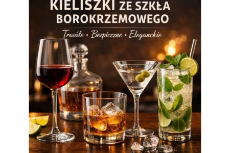 Kieliszki ze szkła borokrzemowego – trwałe, bezpieczne i eleganckie szkło do wina, whisky i drinków