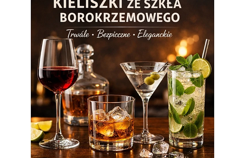 Kieliszki ze szkła borokrzemowego – trwałe, bezpieczne i eleganckie szkło do wina, whisky i drinków